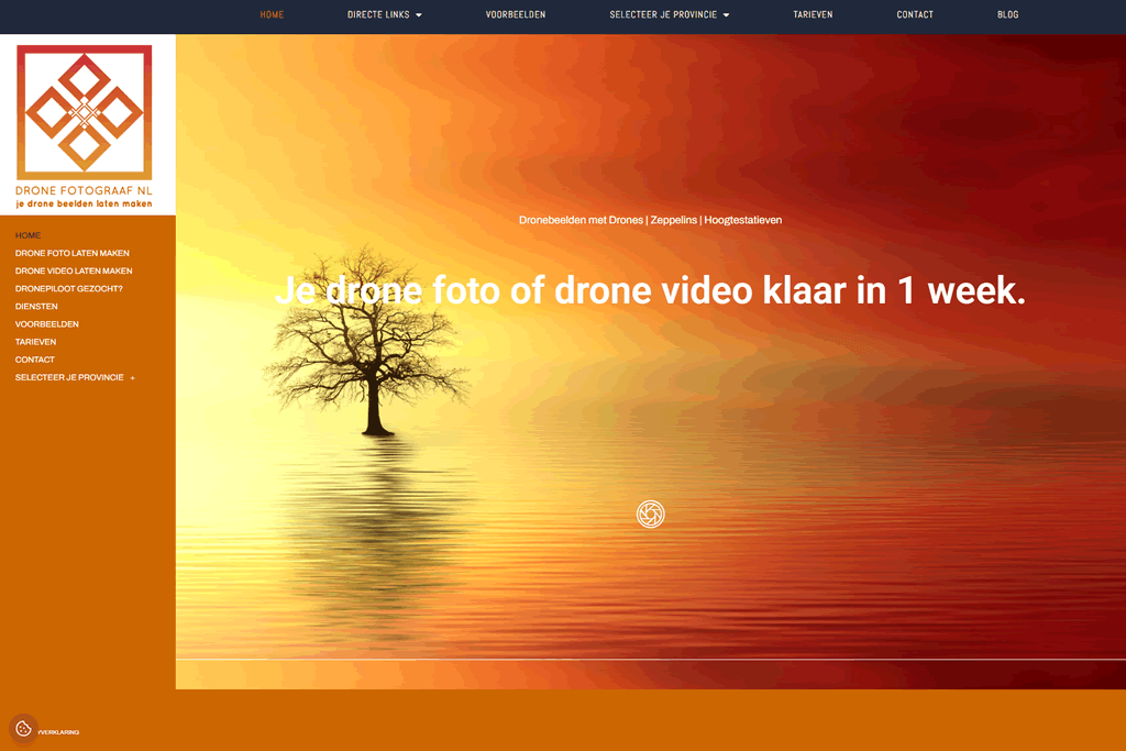 Portfolio item: de WordPress website ontwikkeling van Tandheelkundig Centrum
